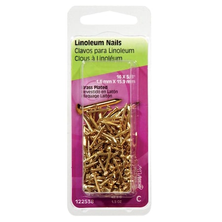 Hillman 1.5 oz Flat Steel 0.62 in. Binding Nail Smooth 54900